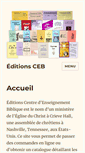 Mobile Screenshot of editionsceb.com