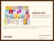 Tablet Screenshot of editionsceb.com